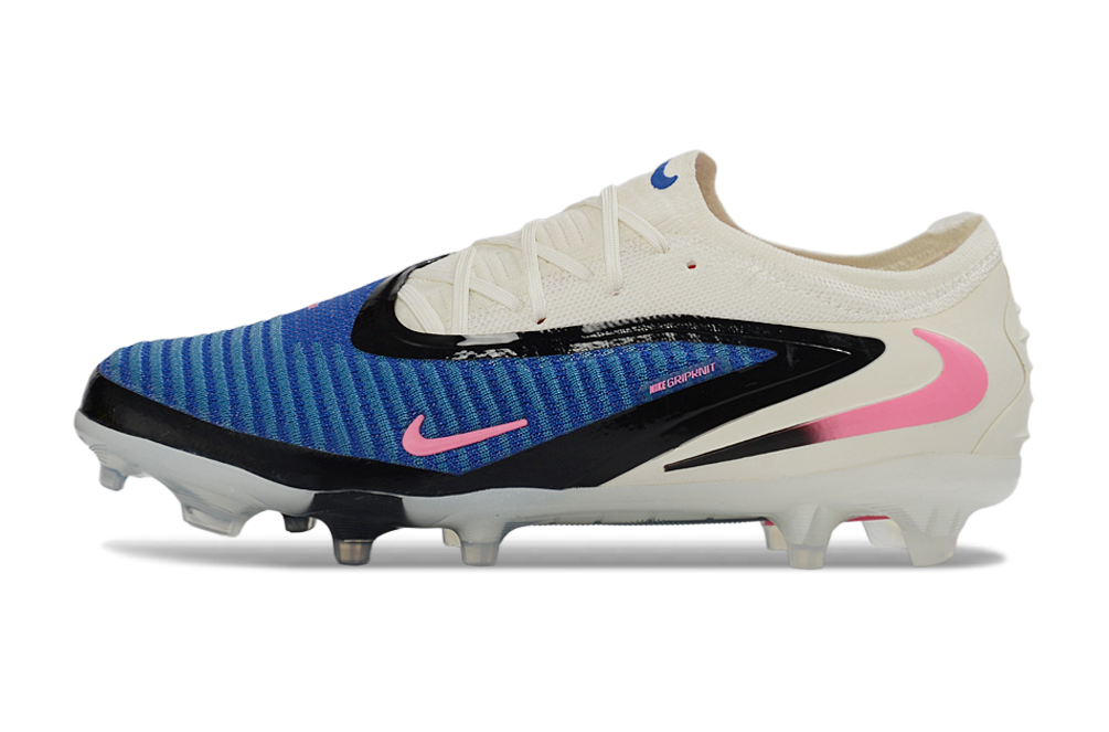 Nike Phantom 6 Low Elite FG Football Boots – White/Blue/Pink