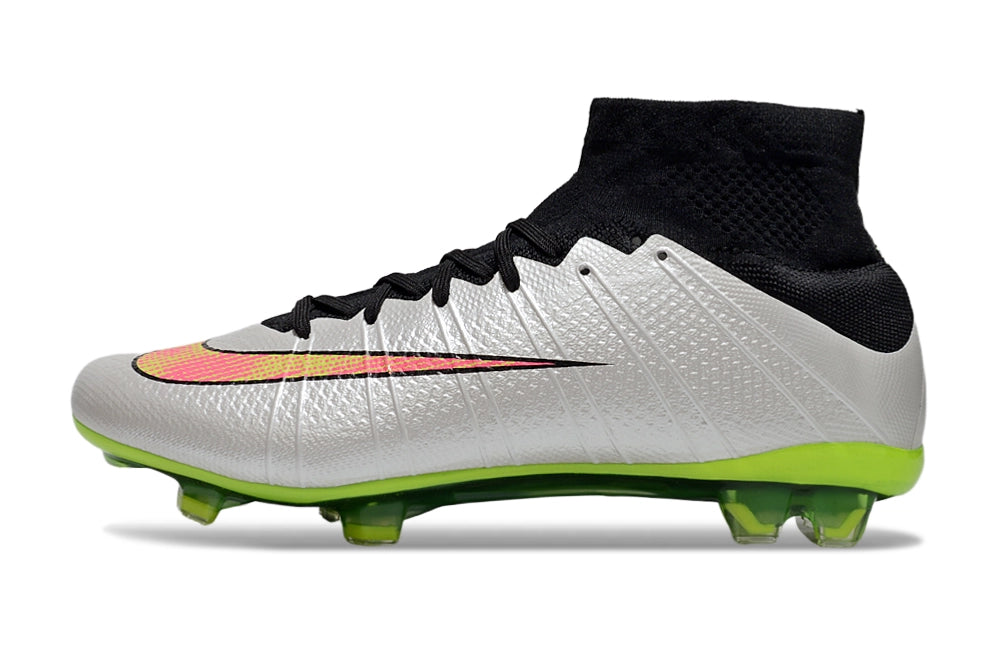 Nike Mercurial Superfly 4 'Shine Through' FG – White/Volt/Pink
