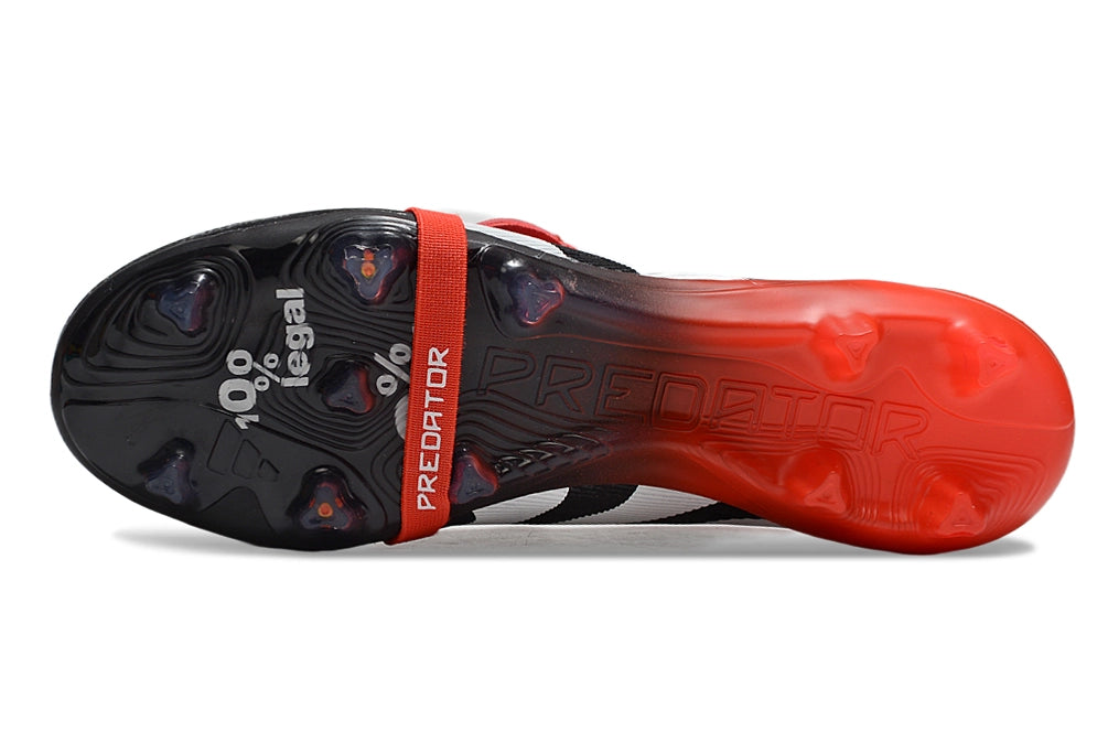 Adidas Predator Elite Fold-Over Tongue FG 'Moments' – Black/Red Limited Edition