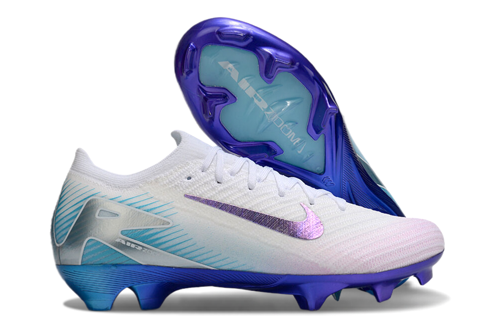 Nike Air Zoom Mercurial Vapor 16 Elite FG Chromatic Football Boots – White/Multicolor Low-Cut Speed Edition