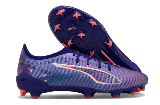 PUMA Ultra 5 Ultimate FG Football Boots – Lapis Lazuli, Puma White & Sunset Glow Speed Cleats