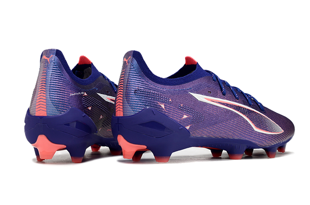 PUMA Ultra 5 Ultimate FG Football Boots – Lapis Lazuli, Puma White & Sunset Glow Speed Cleats