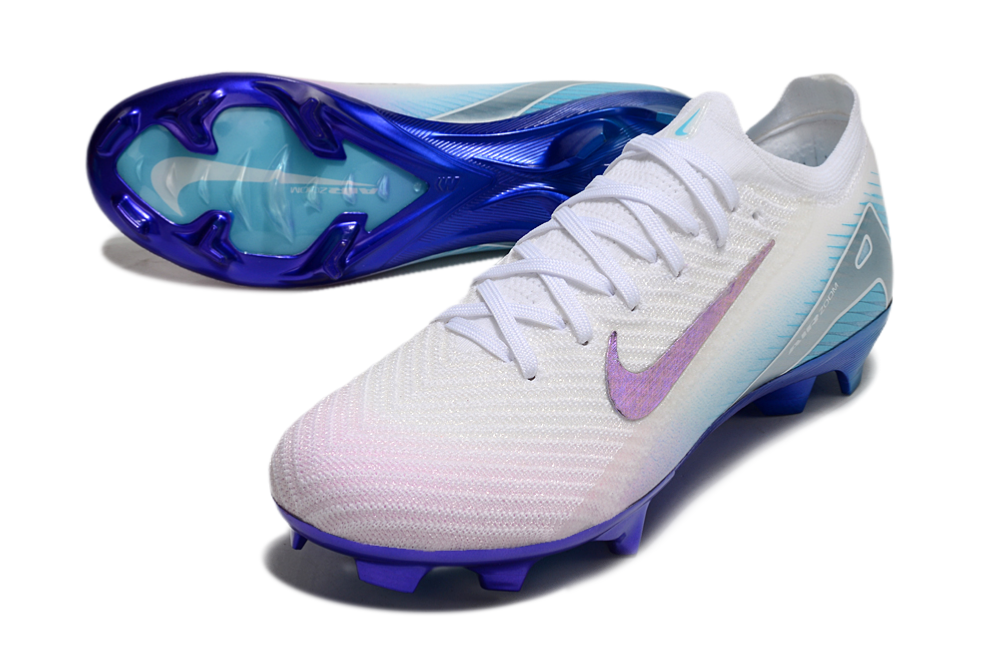 Nike Air Zoom Mercurial Vapor 16 Elite FG Chromatic Football Boots – White/Multicolor Low-Cut Speed Edition
