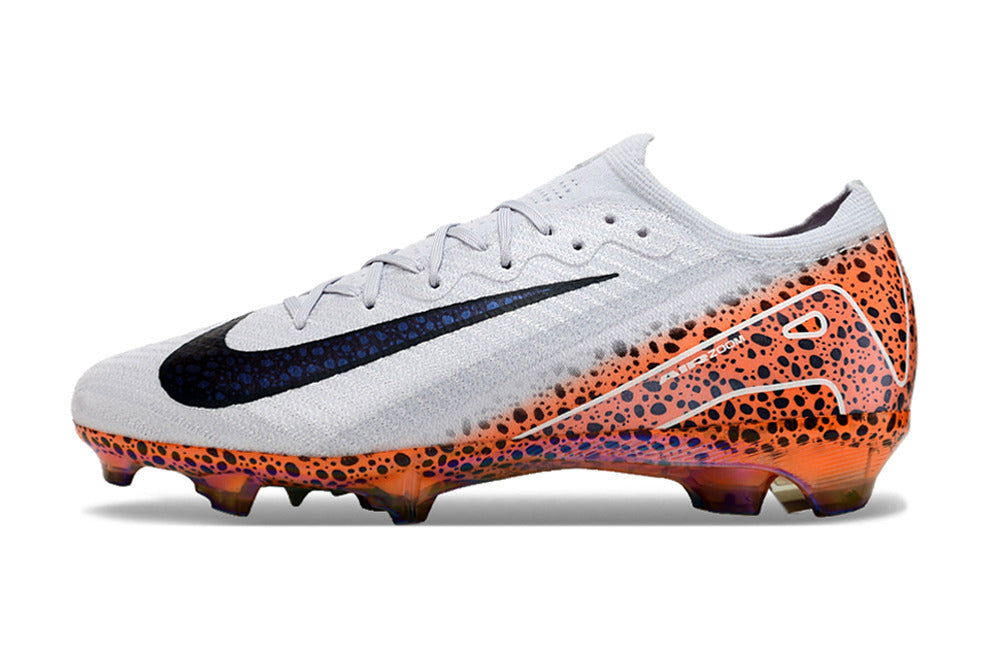 Nike Mercurial Vapor 16 Elite "Safari" FG Football Boots – White & Black Speed Soccer Cleats
