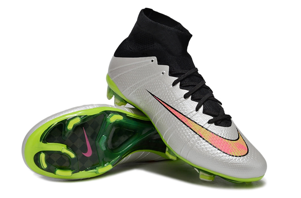 Nike Mercurial Superfly 4 'Shine Through' FG – White/Volt/Pink