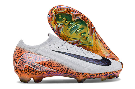 Nike Mercurial Vapor 16 Elite "Safari" FG Football Boots – White & Black Speed Soccer Cleats