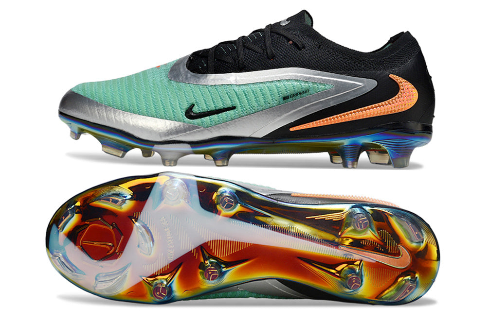 Nike Phantom 6 Low Elite FG Football Boots – Mint/Black/Silver