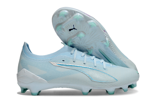 PUMA Ultra 5 Ultimate FG Football Boots – Icy Blue & White Elite Speed Cleats