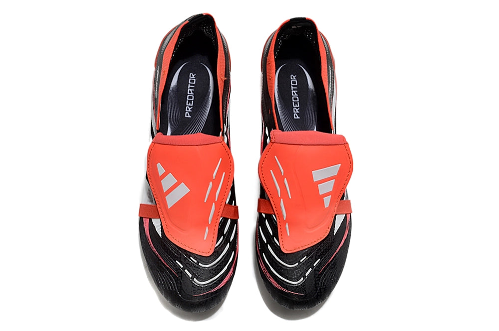 Adidas Predator Elite Fold-Over Tongue FG 'Moments' – Black/Red Limited Edition