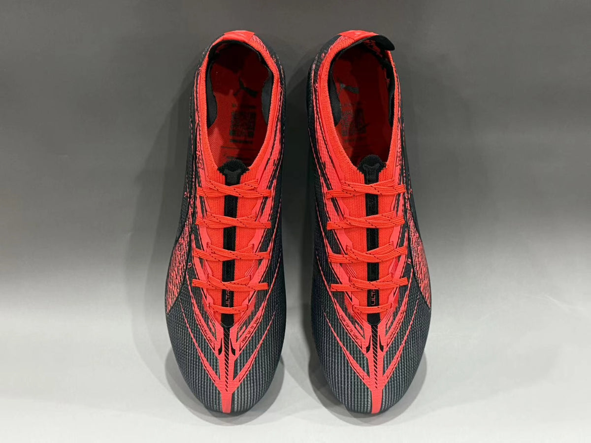 Puma Ultra 5 Carbon SE FG Speed Boots – Black/Red