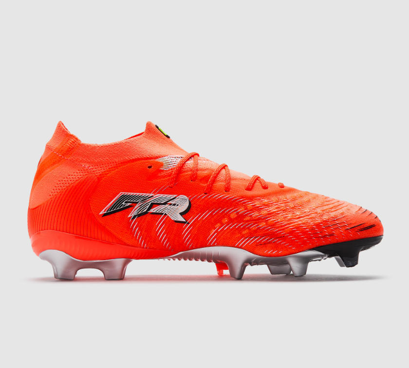 PUMA Future 9 Ultimate FG Football Boots – Glowing Red & Metallic Silver Elite Soccer Cleats