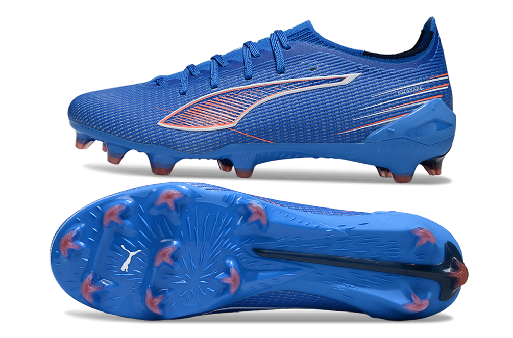 PUMA Ultra 6 Ultimate FG Football Boots – Ultra Blue/PUMA White/Glowing Red Elite Soccer Cleats