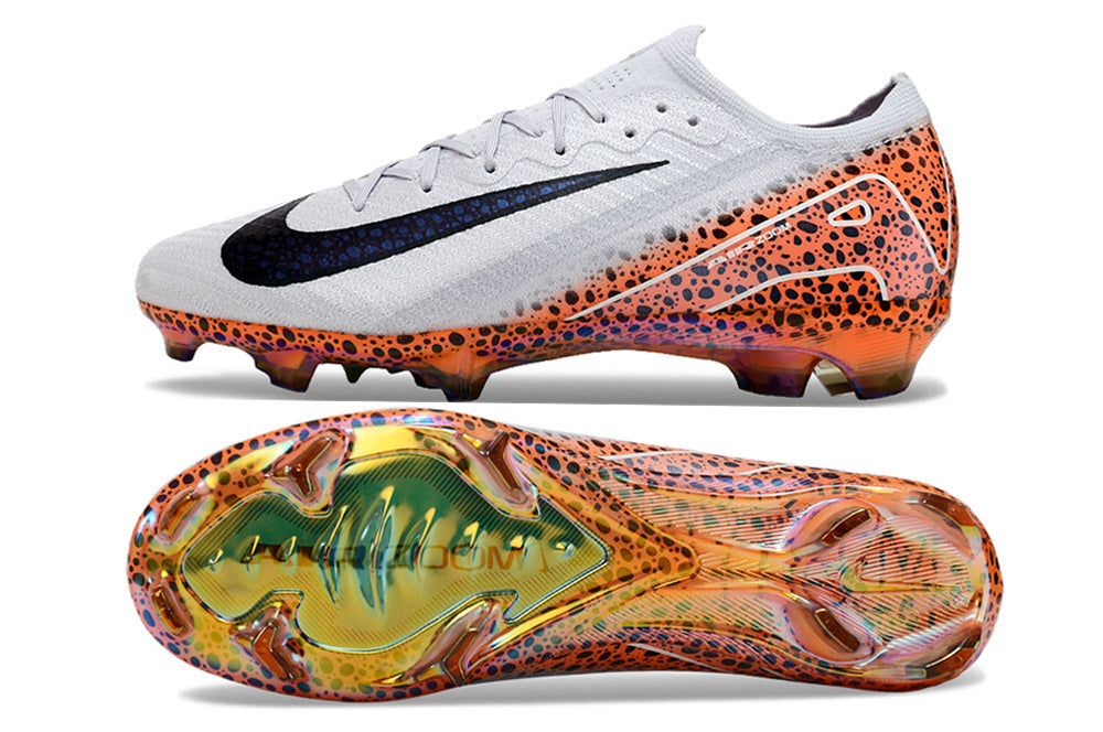 Nike Mercurial Vapor 16 Elite "Safari" FG Football Boots – White & Black Speed Soccer Cleats