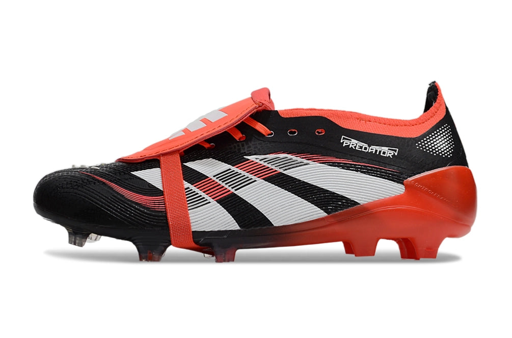 Adidas Predator Elite Fold-Over Tongue FG 'Moments' – Black/Red Limited Edition