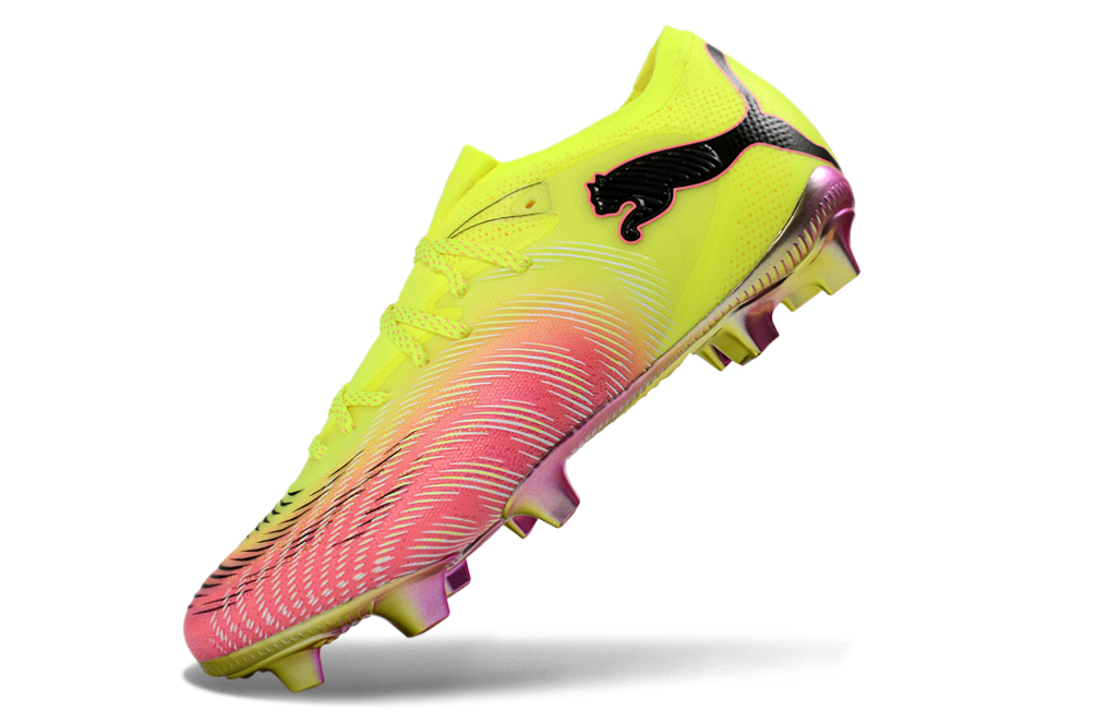 PUMA FUTURE 8 Ultimate FG Football Boots – Yellow Alert & Pink Elite Soccer Cleats