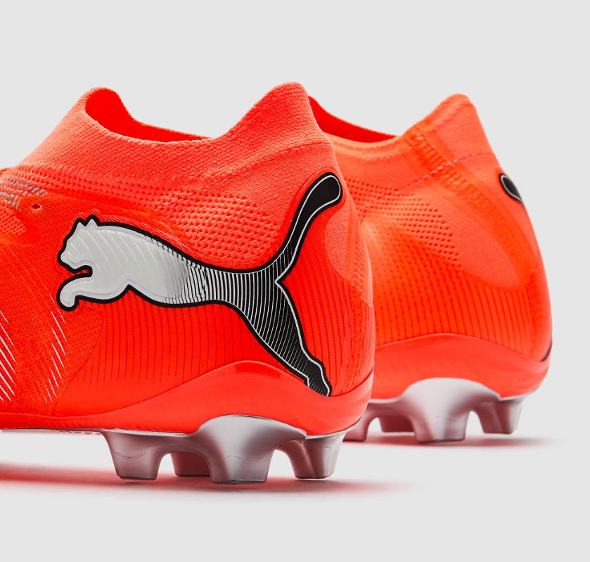 PUMA Future 9 Ultimate FG Football Boots – Glowing Red & Metallic Silver Elite Soccer Cleats