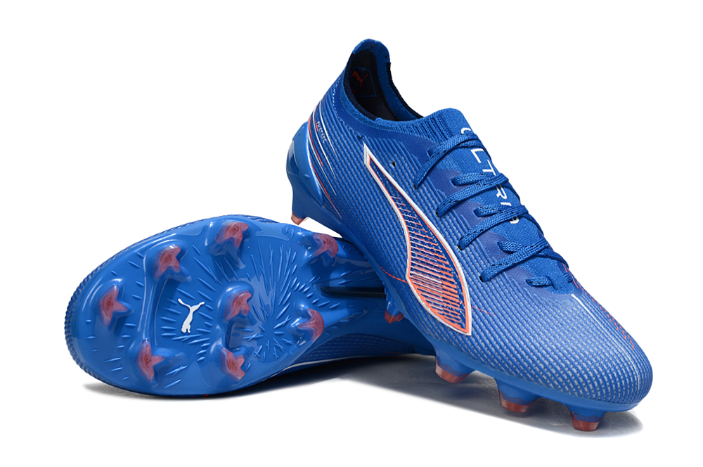 PUMA Ultra 6 Ultimate FG Football Boots – Ultra Blue/PUMA White/Glowing Red Elite Soccer Cleats