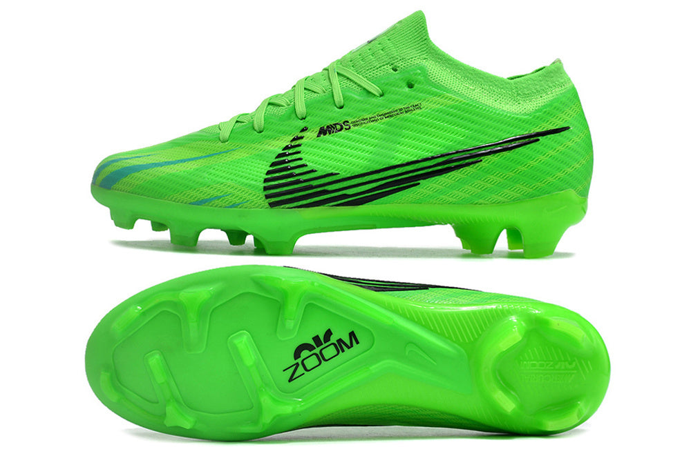 Nike Air Zoom Mercurial Vapor 15 Elite FG Football Boots – Vibrant Green | Low-Cut Speed Boots