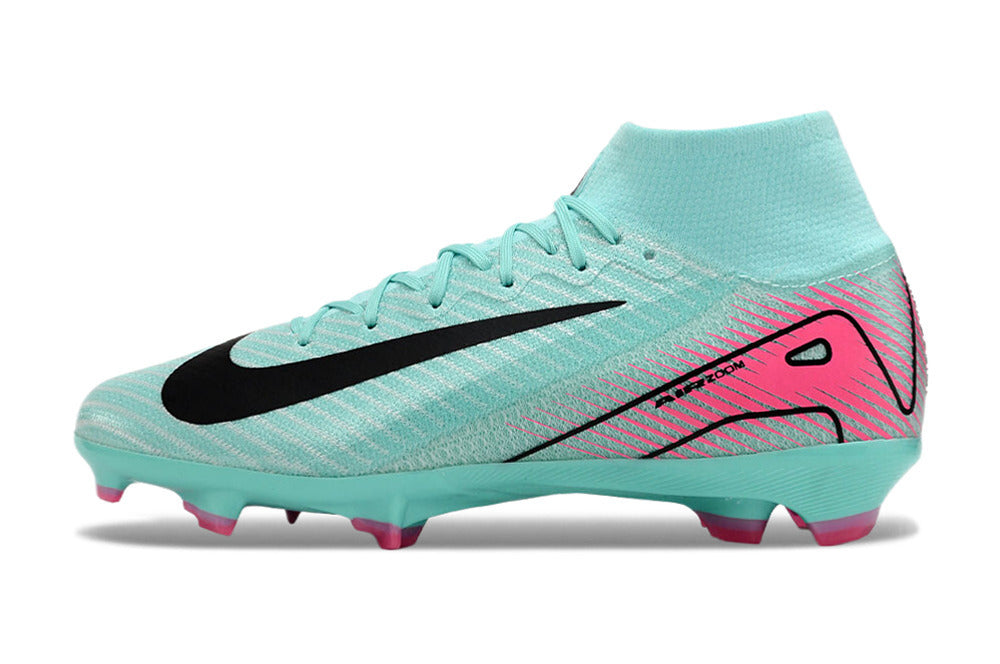 Nike Air Zoom Mercurial Superfly 10 Elite FG Football Boots – Azul Rosa High-Top Speed Edition