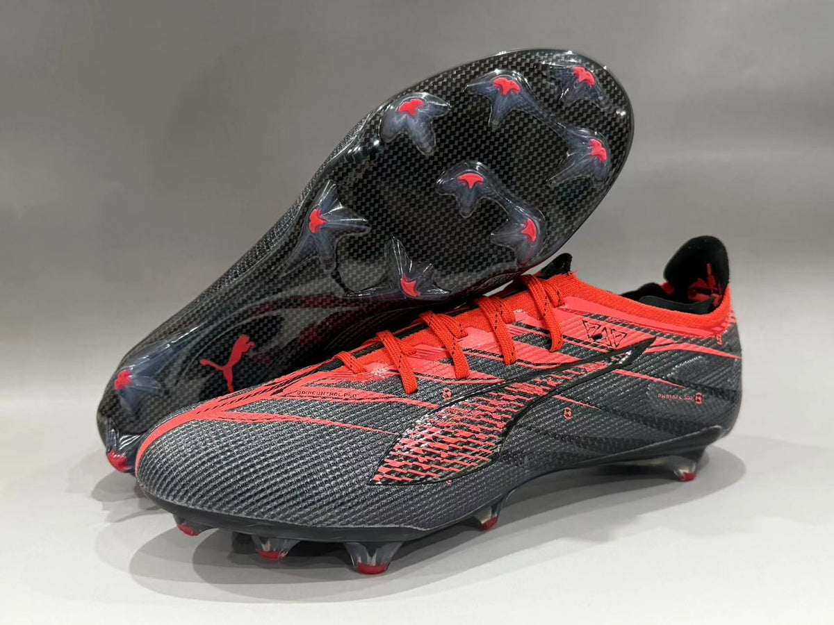 Puma Ultra 5 Carbon SE FG Speed Boots – Black/Red