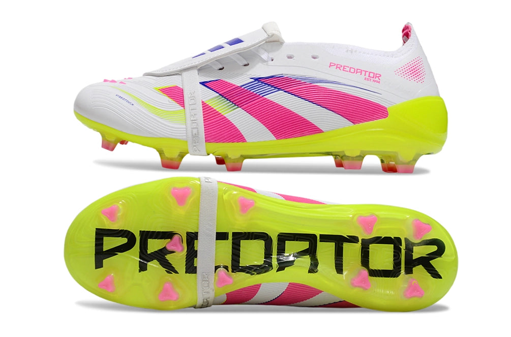 Adidas Predator Elite Fold-Over Tongue SG 'Celestial Victory' – White/Pink