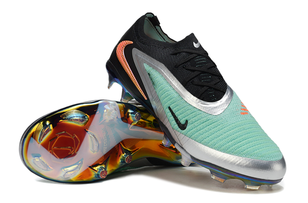 Nike Phantom 6 Low Elite FG Football Boots – Mint/Black/Silver