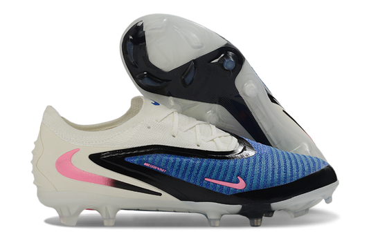Nike Phantom 6 Low Elite FG Football Boots – White/Blue/Pink