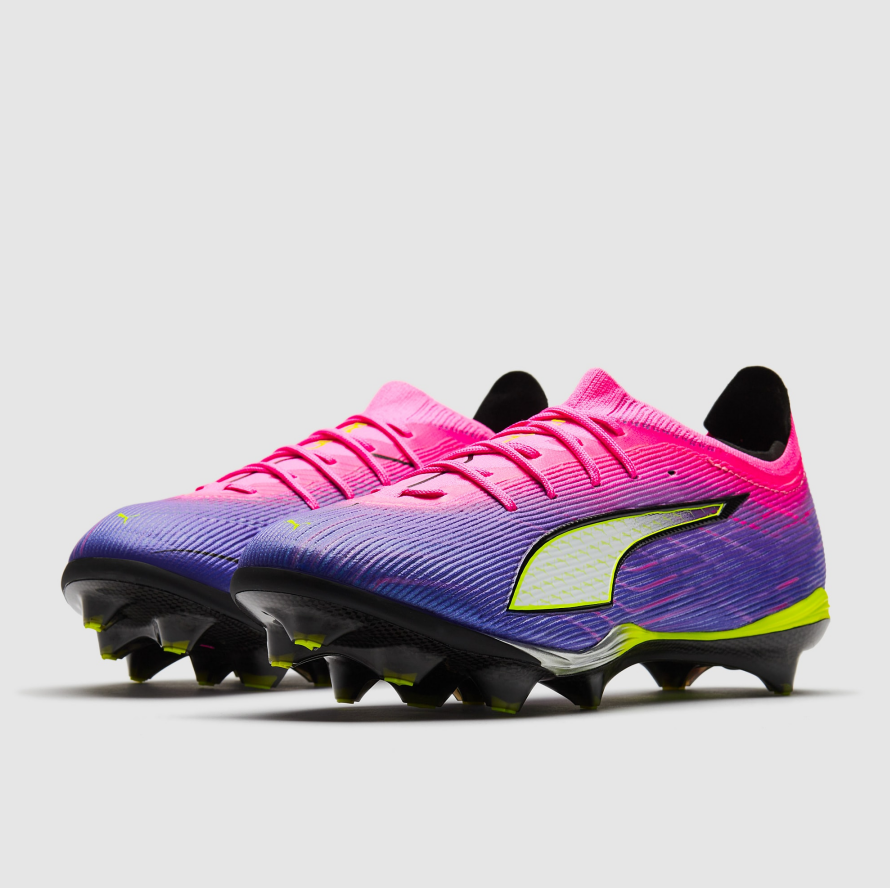 PUMA Ultra 6 Carbon Nitro FG Football Boots – Ultra Blue & Luminous Pink Elite Speed Soccer Cleats