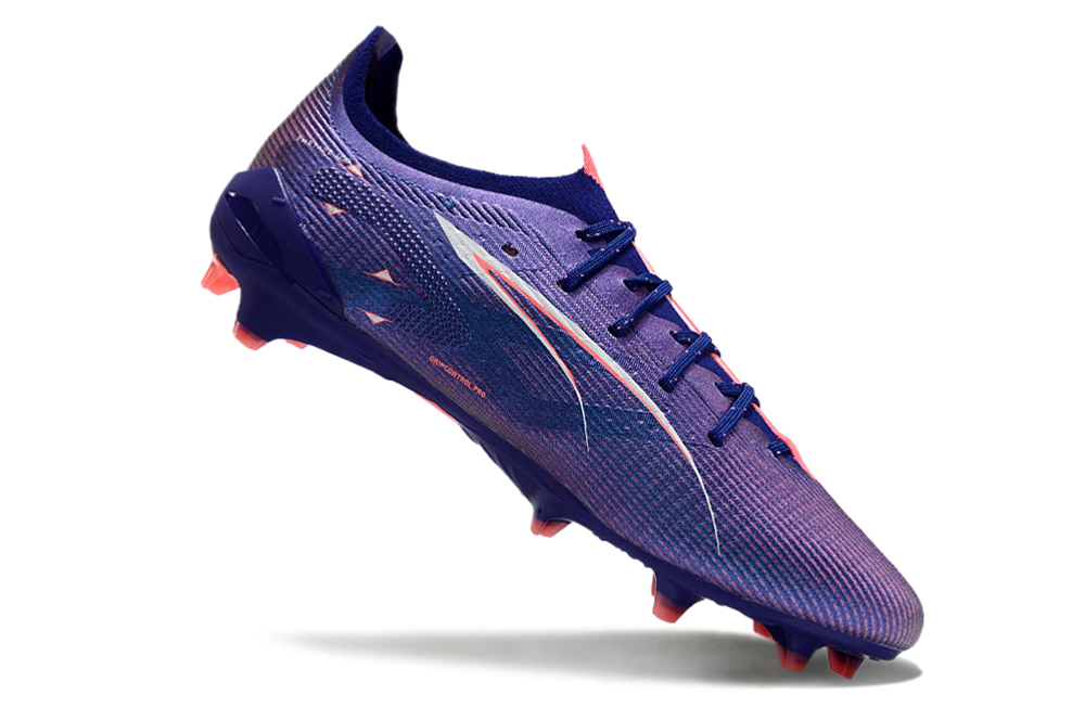 PUMA Ultra 5 Ultimate FG Football Boots – Lapis Lazuli, Puma White & Sunset Glow Speed Cleats