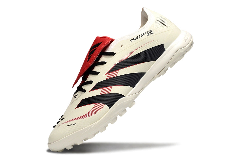 Adidas Predator League Fold-Over Tongue TF Turf Boots – White/Red