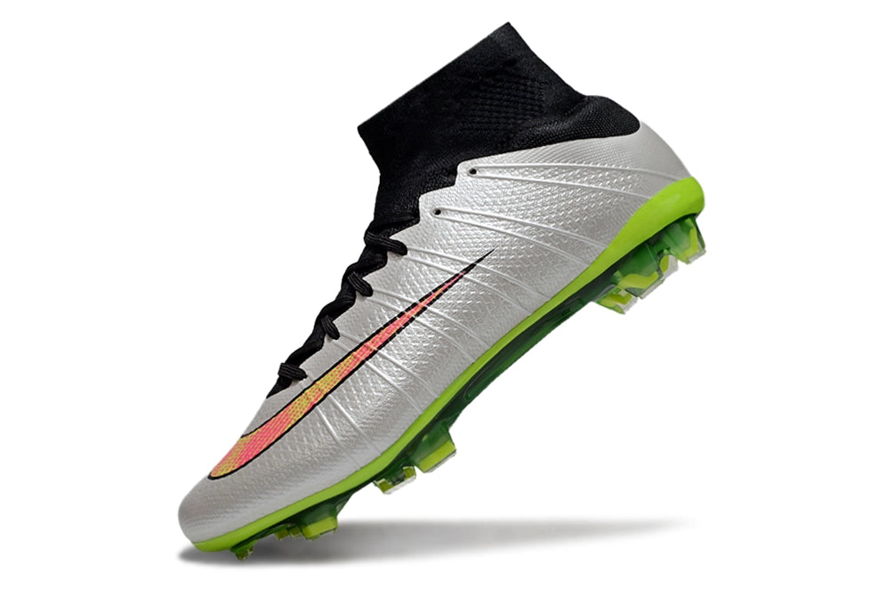 Nike Mercurial Superfly 4 'Shine Through' FG – White/Volt/Pink