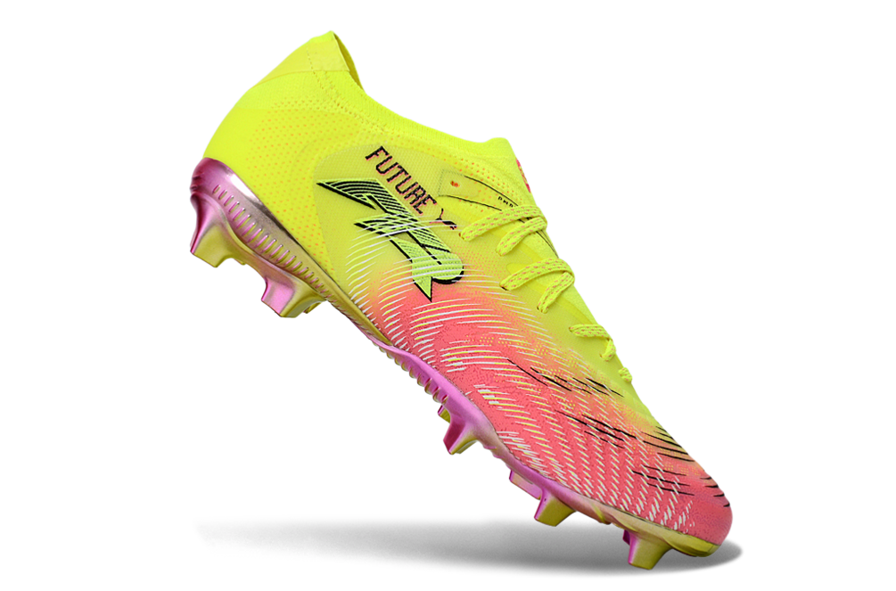 PUMA FUTURE 8 Ultimate FG Football Boots – Yellow Alert & Pink Elite Soccer Cleats